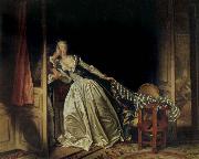 Jean Honore Fragonard The Stolen Kiss oil painting artist